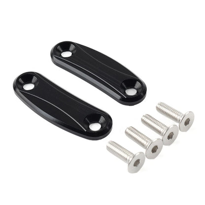 Rearview Mirror Block Off Base Plates Cover Black for Kawasaki ZX-10R (2011–2015)