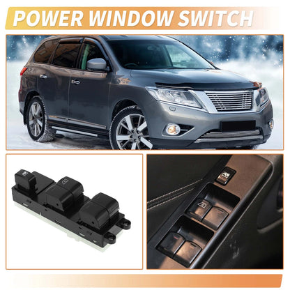 Front Right Power Window Switch for Nissan Pathfinder R51, Navara D40, Qashqai (2005–2019)