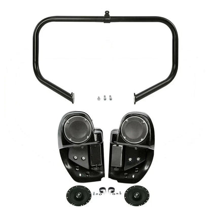 6.5" Lower Vented Fairings & Speakers for Harley Road Glide (2014-2024)