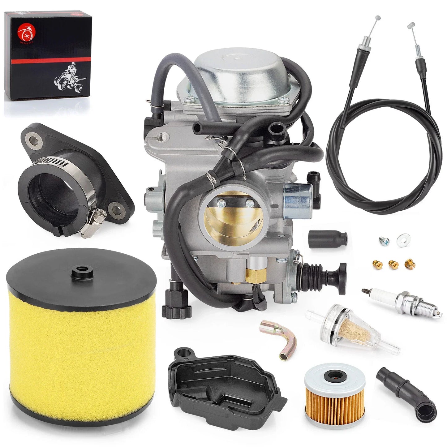 Carburetor W Fiter Intake Manifold for Honda Foreman 450 (1998–2004)