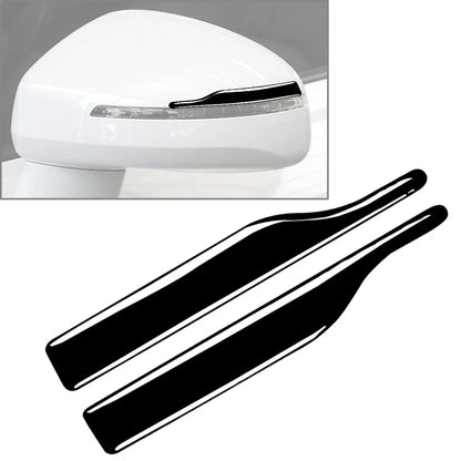 Black Universal Rearview Mirror Anti-Collision Trim Protector