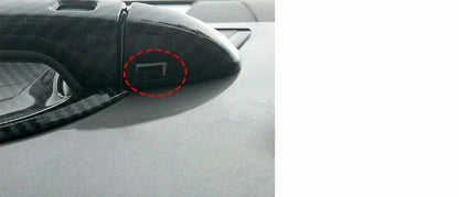 4x Carbon fiber Door Handle Cover Mold Trim for Kia Forte Cerato (2019–2020)