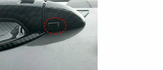4x Carbon fiber Door Handle Cover Mold Trim for Kia Forte Cerato (2019–2020)