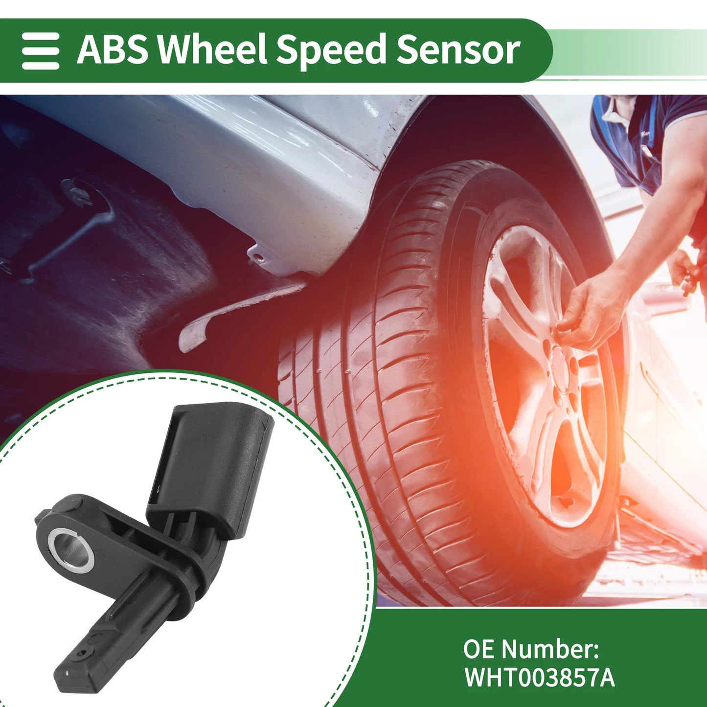 ABS Wheel Speed Sensor for Audi A3 8V1 8V7 8VM (2013–2020) - 7L0927807A/B