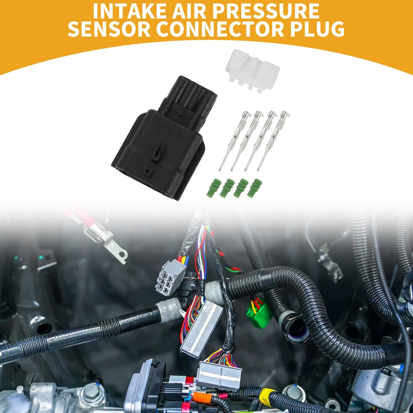 4 Pin Intake Air Pressure Sensor Connector for Nissan