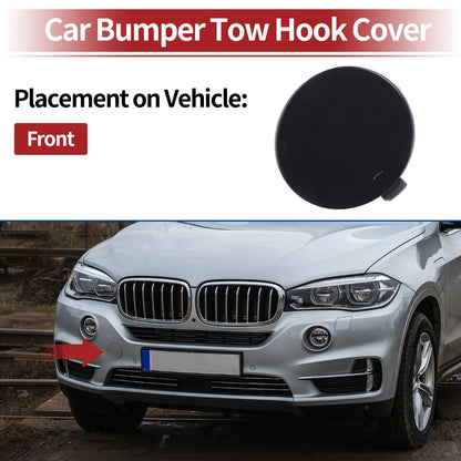 Tow Hook Cover for BMW X5 F15 (2014–2018) No. 51118060131 Black