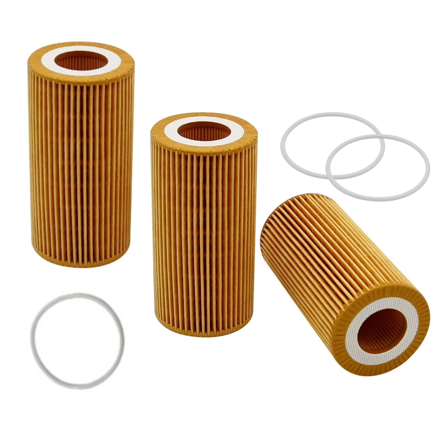 3X Engine Oil Filter Kit for Volvo C30 C70 S40 S60 V40 V60 XC60 (2006–2018)