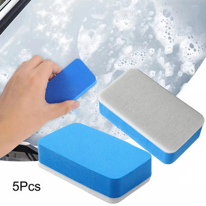 Car Windshield Polishing Sponge Cleaning Felt Brush for Oil Film Removal