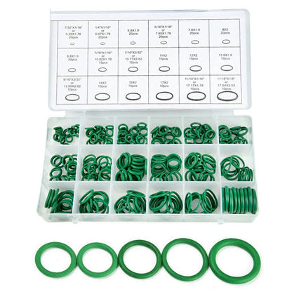 Automotive 270-Piece O-Ring Washer Kit Green Rubber