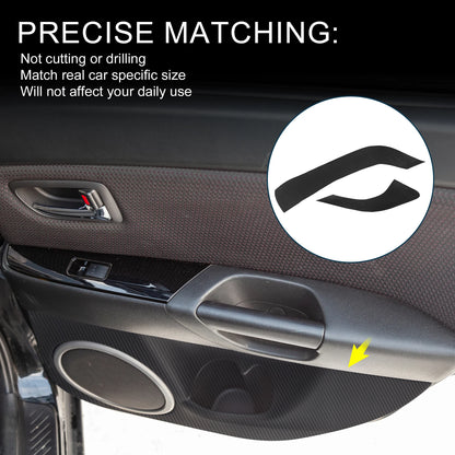 Set of 1 Door Kick Guard for Mazda CX-30 (2020–2023) Black Front Rear