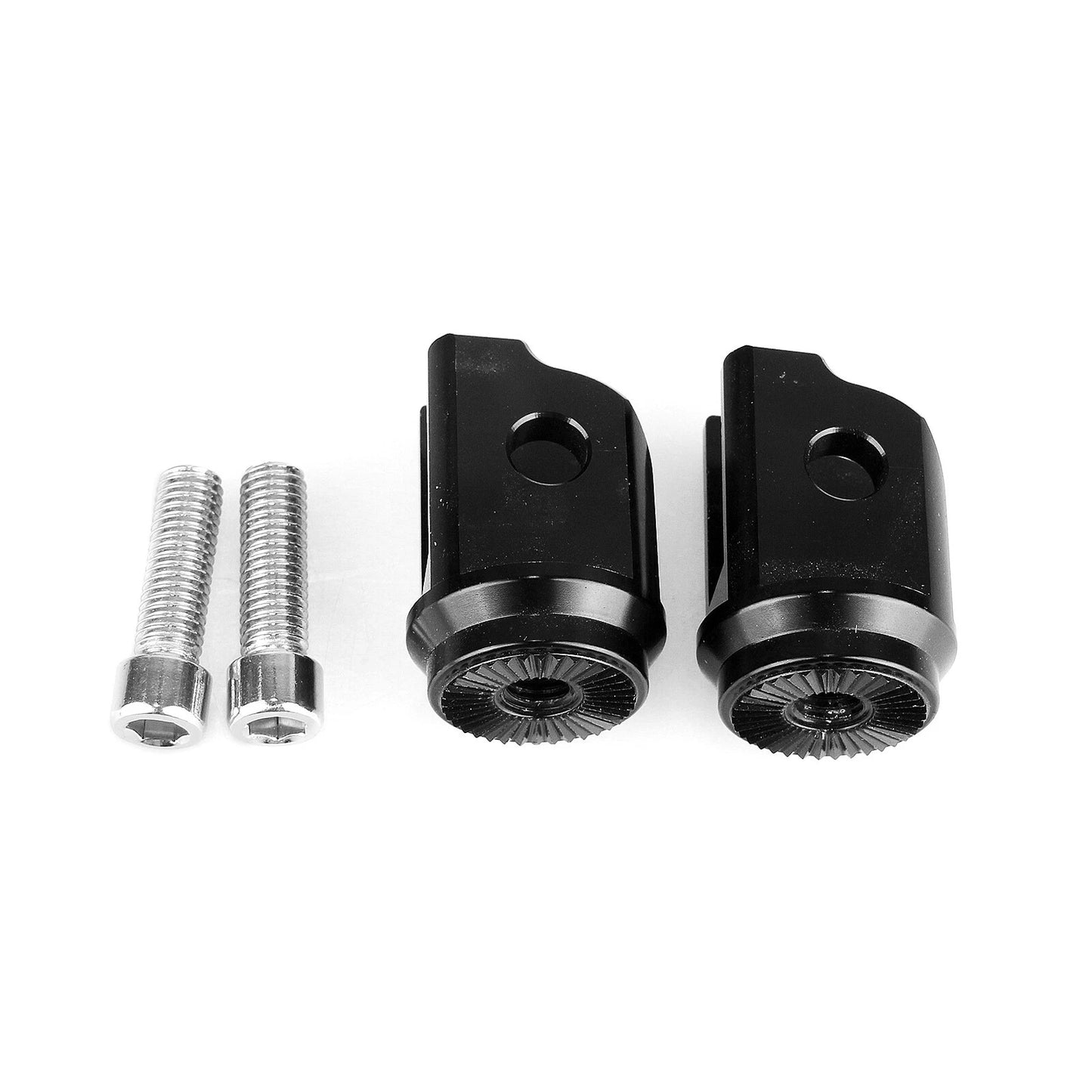 1 Pair Black Front Rear Foot Pegs for Harley Softail (2018-2025)
