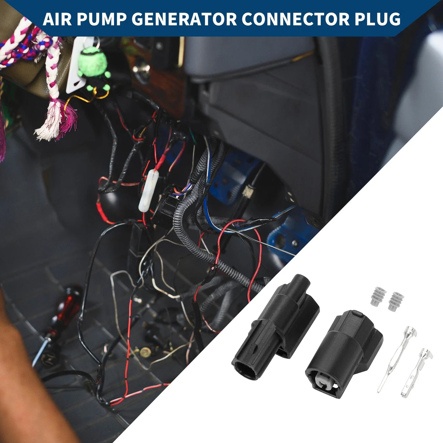 Pin Air Pump Generator Connector Plug for Honda Fit (2007-2008)