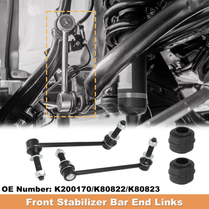 Front Sway Bar Link Bushing Kit No.K80822/K80823 for Dodge Challenger Charger (2015–2023)