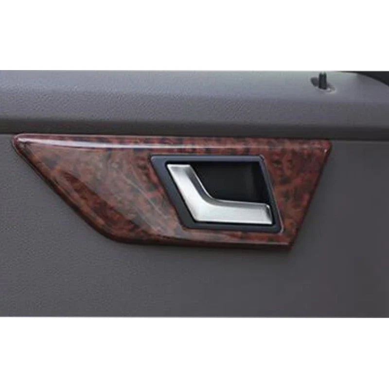 4x Agate Woodgrain Door Handle Cover Trim for Mercedes GLK (2013–2015)
