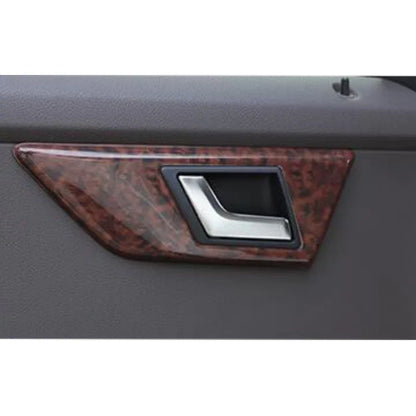 4x Agate Woodgrain Door Handle Cover Trim for Mercedes GLK (2013–2015)