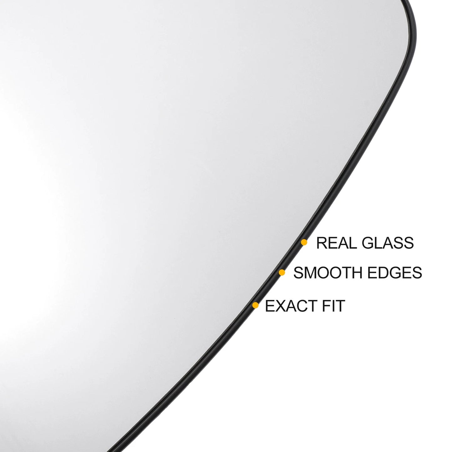 Left Side Heated White Mirror Glass for Nissan Opel Renault