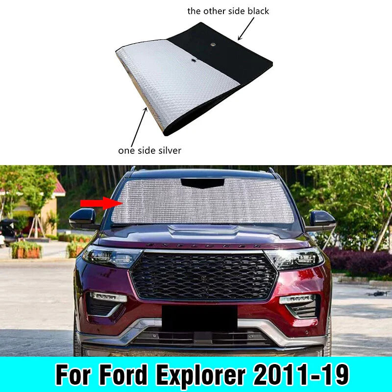 Sunshade / Windshield Privacy Thick Cover for Ford Explorer (2011–2019)