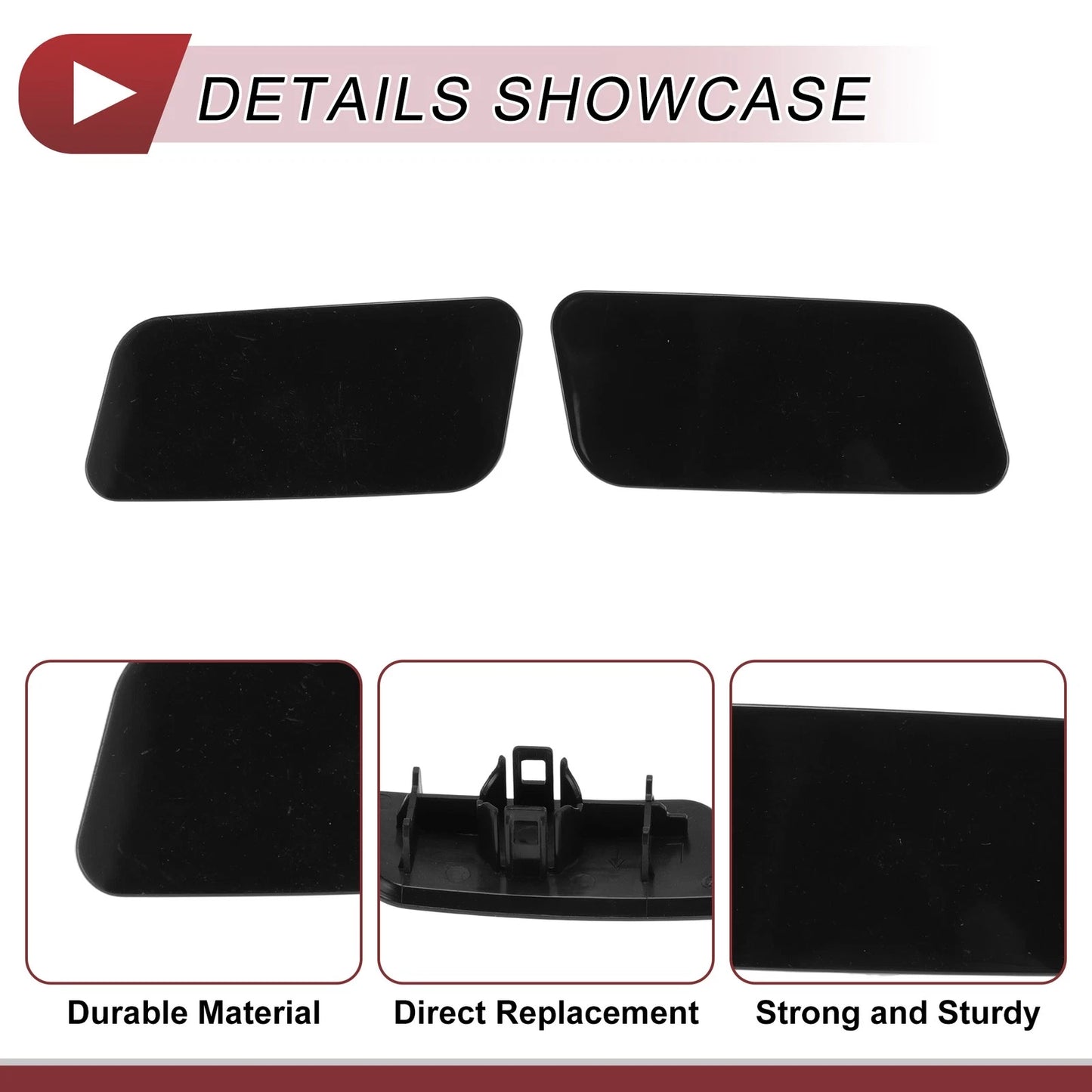 Front Bumper Headlight Washer Nozzle Cover Cap 8535460110 for Toyota Land Cruiser