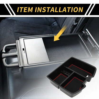 Center Console Organizer Tray for Chevy Silverado 1500 & GMC Sierra (2014-2023)