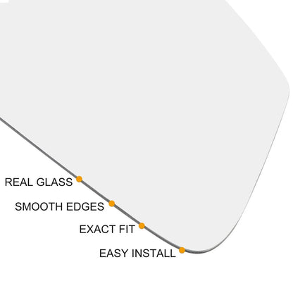 Right Side Car Mirror Glass with Backing Plate for Hyundai Elantra (2011-2016)