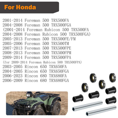 Front Upper A Arm Bushing Kit for Honda Foreman Rubicon 500 (2001–2014)