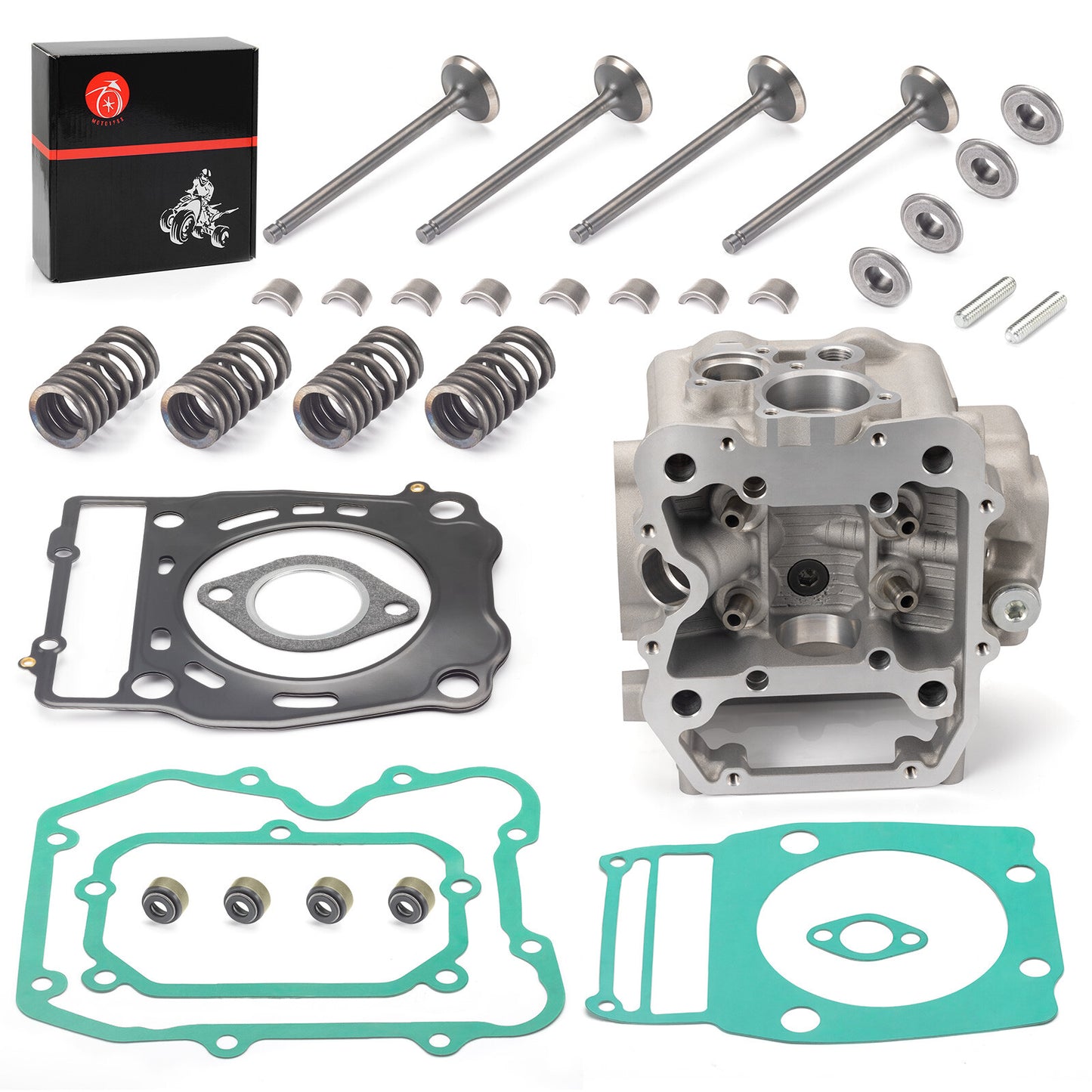 Engine Cylinder Head & Valve Kit for Polaris Big Boss 500 (1996–2000)