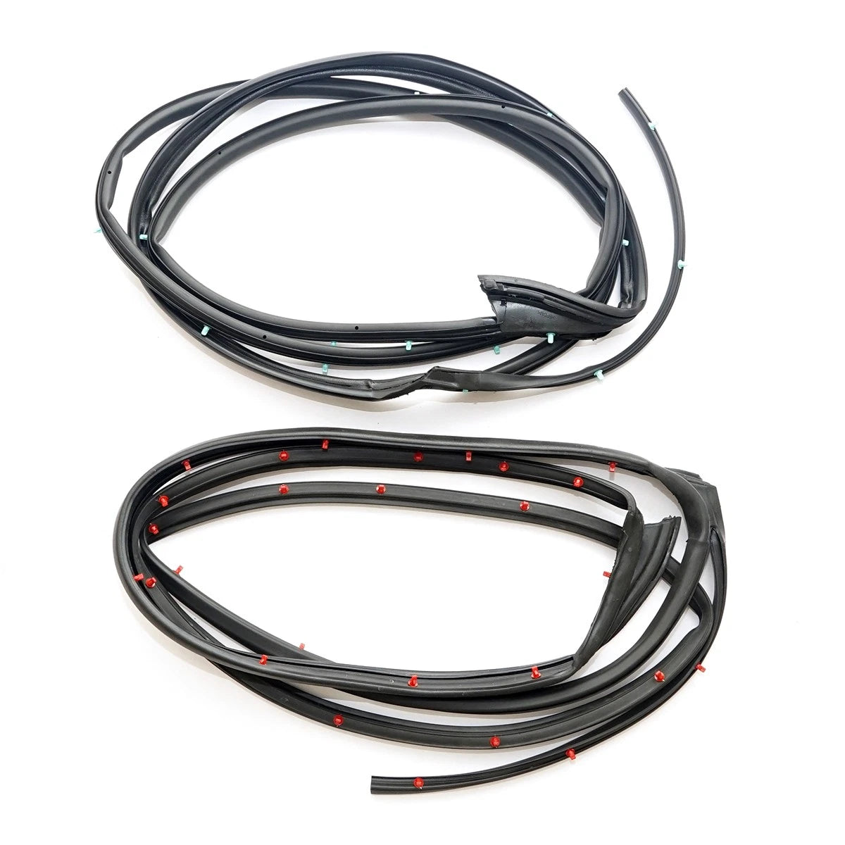 Set of 2 Rear Door Weatherstrip Rubber Seals for Honda Accord (2003–2007)