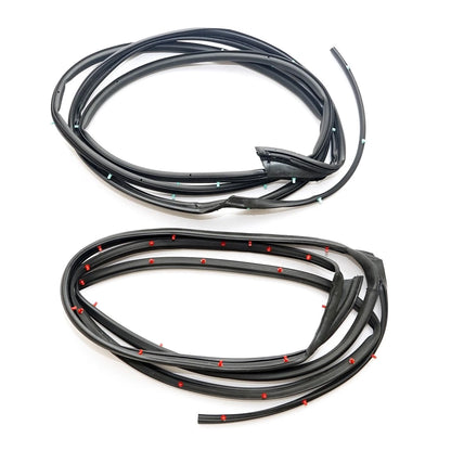 Set of 2 Rear Door Weatherstrip Rubber Seals for Honda Accord (2003–2007)