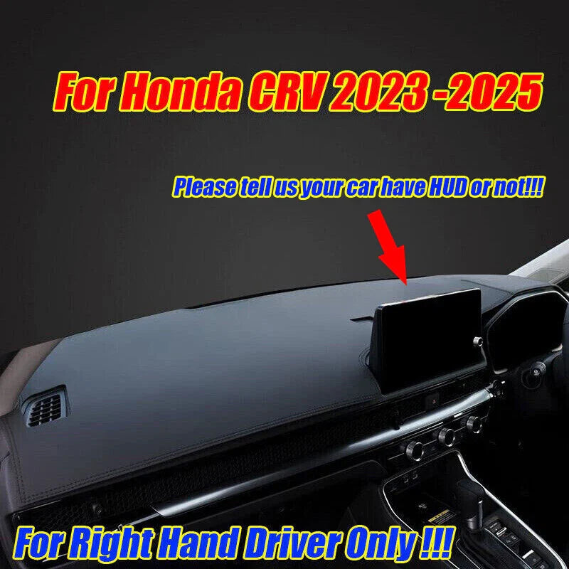 RHD Leather Dash Cover Pad Mat for Honda CR-V (2023–2025)
