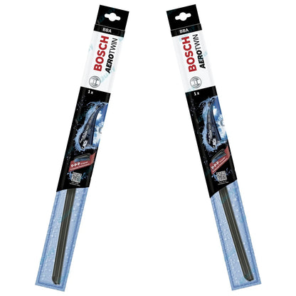 Front Pair Bosch Aerotwin Wiper Blades Set for Nissan Pulsar N10 1980~1985
