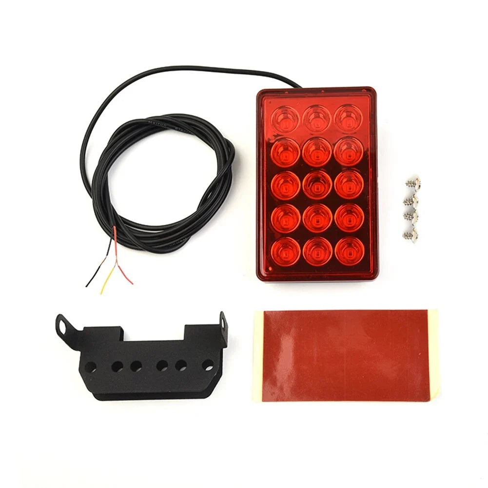F1 Style LED Rear 3rd Strobe Tail Brake Light 12V for Car