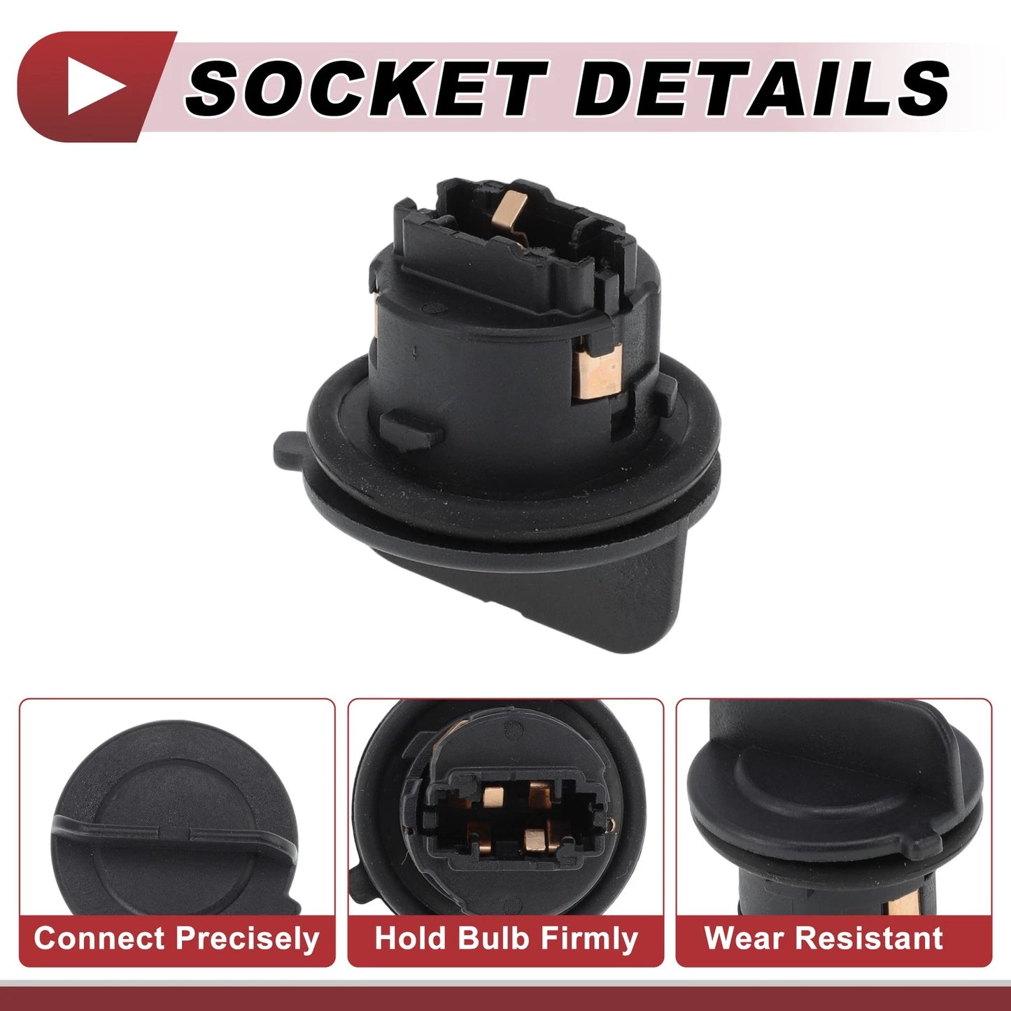 1 Pc DRL Day Running Light Socket for Vauxhall Corsa D (2011–2024) No. 95507733