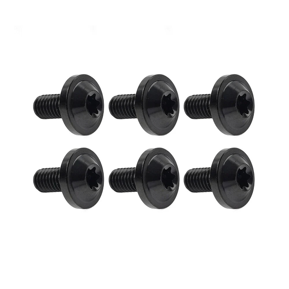 6 x M5x15mm Titanium Bolts Truss Torx Screws for Motorcycle Bike