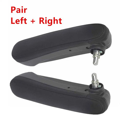Front Seat Armrest Set  Black for Fiat 500 (2016-2019)