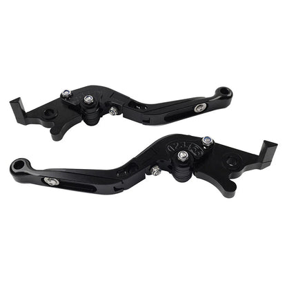 Black Extendable Brake Clutch Levers for Suzuki GSXR600 GSXR750 GSXR1000 (06-10)