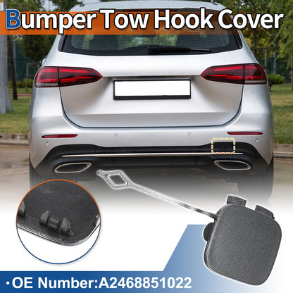 Rear Bumper Tow Hook Cover for Mercedes-Benz B-Class (2012–2019) No.A2468851422 Gray