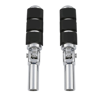 Slim Chrome Rear Foot Pegs Mount for Harley Softail Cross Bones (2008-2017)