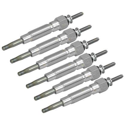 6 Glow Plugs for Nissan Patrol GR GU Y61 RD28 1997–2001 Turbo Diesel