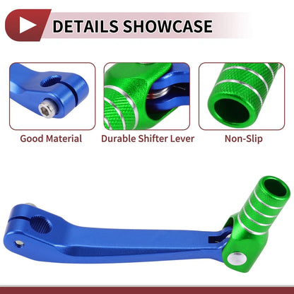 Gear Shift Lever for Honda CRF150F 2003-2017 - Blue Green Silver Tone