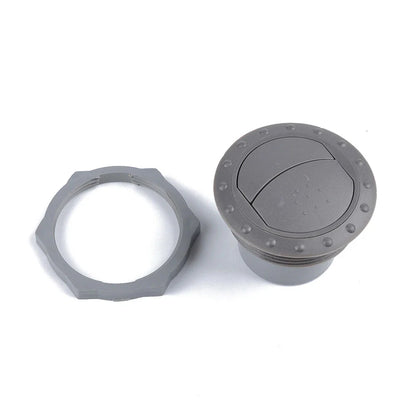 60mm Vent Air Outlet Round Ceiling for RV Bus ATV A/C Gray