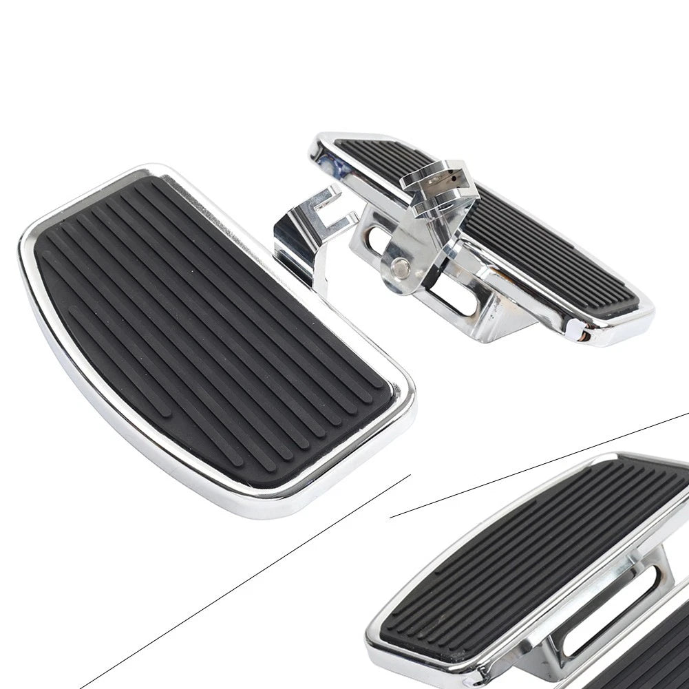 2X Driver Footboard Front Footpegs for Harley Softail Low Rider Street Bob (2018–2024)