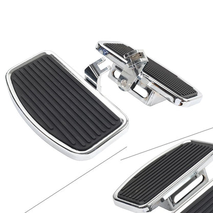 2X Driver Footboard Front Footpegs for Harley Softail Low Rider Street Bob (2018–2024)