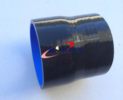 Silicone Hose Reducer 2.5" to 3" for Car Pipe BLACK