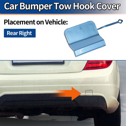 Rear Car Bumper Tow Hook Cover for Mercedes-Benz C-Class (2012–2015)