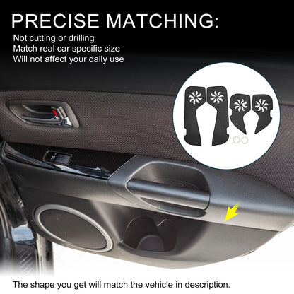 Set of 1 Car Door Leather Anti Kick Pad Sticker for Porsche Macan (2016–2024)