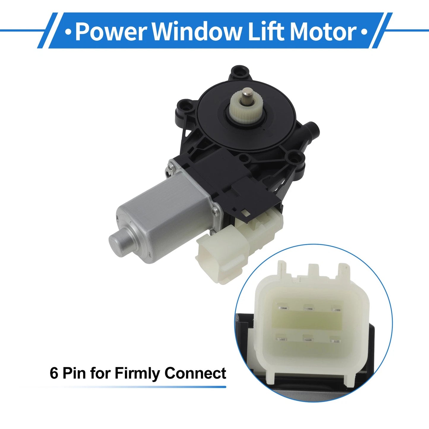 6CP114553H1A Power Window Regulator Lift Motor for Ford Focus (2012–2018)