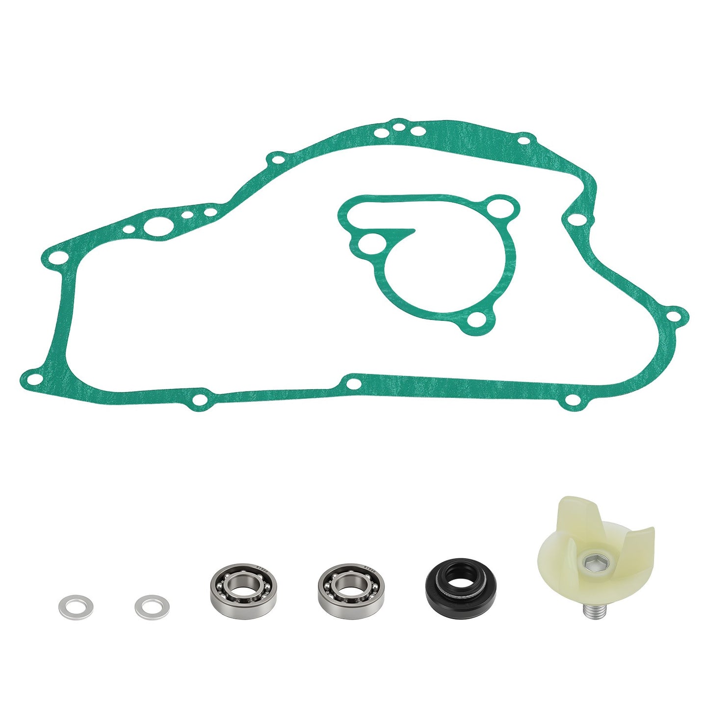 Rebuild Kit with Water Pump Shaft Gear for Suzuki RM125 (2001–2006)