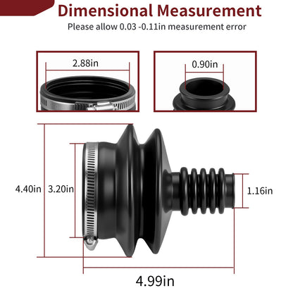 Drive Shaft Universal Boot for Suzuki QuadRunner 250 (1988–2002)