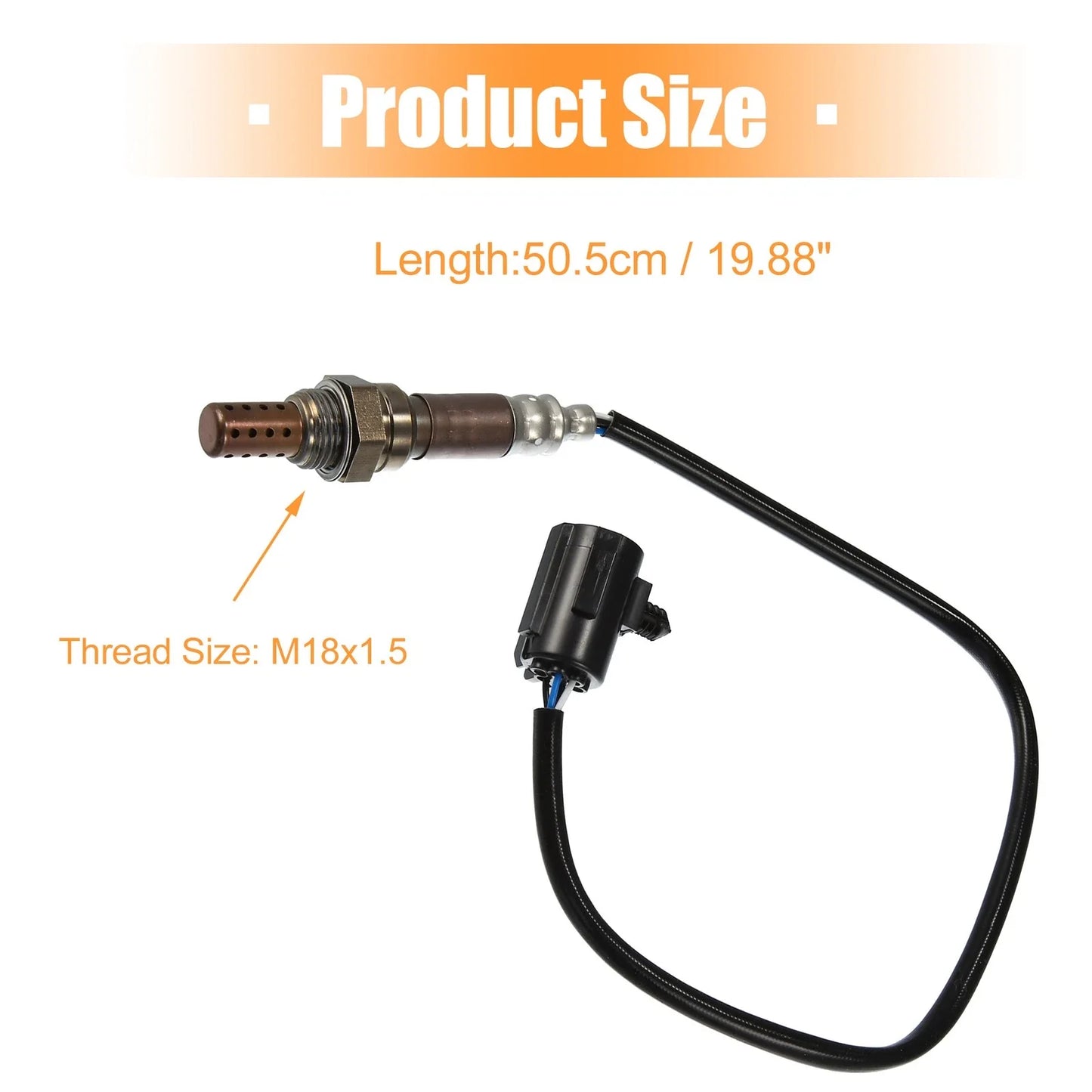 Oxygen Sensor for Dodge Ram 1500 (1997-1998) - 1 x Auto Replacement Part