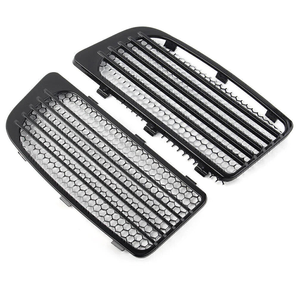 Black Lower Fairing Radiator Screen Guard Grills for Harley Touring (14-20)